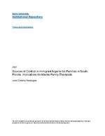 Sources of conflict in immigrant Nigerian-Ibo families in South Florida : implications for marital family therapists